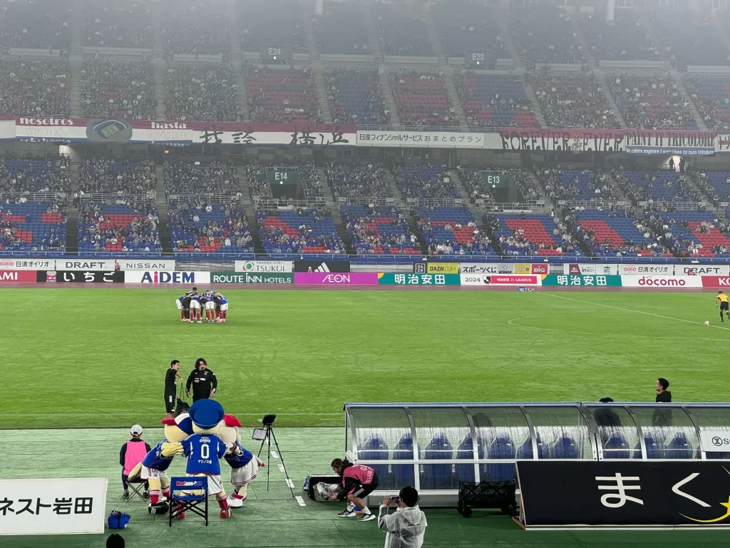 サッカーの試合